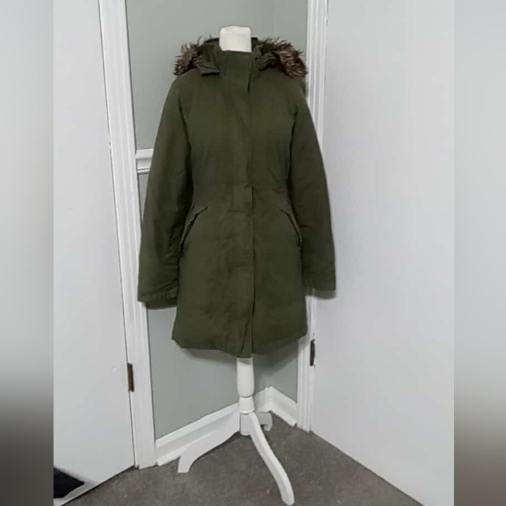The North Face Women's Arctic Goose Down Parka Coat Hooded Sz xS